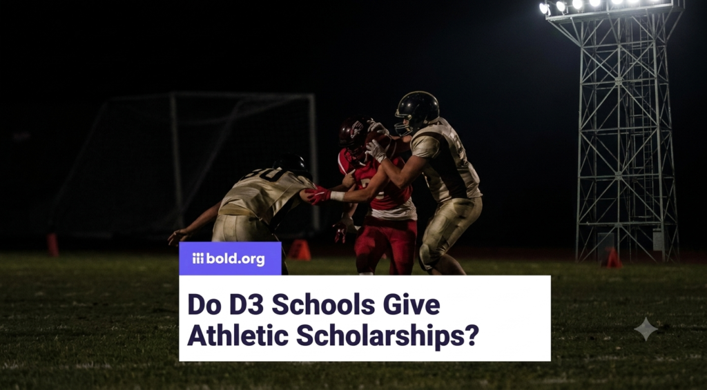 do D3 schools give athletic scholarships