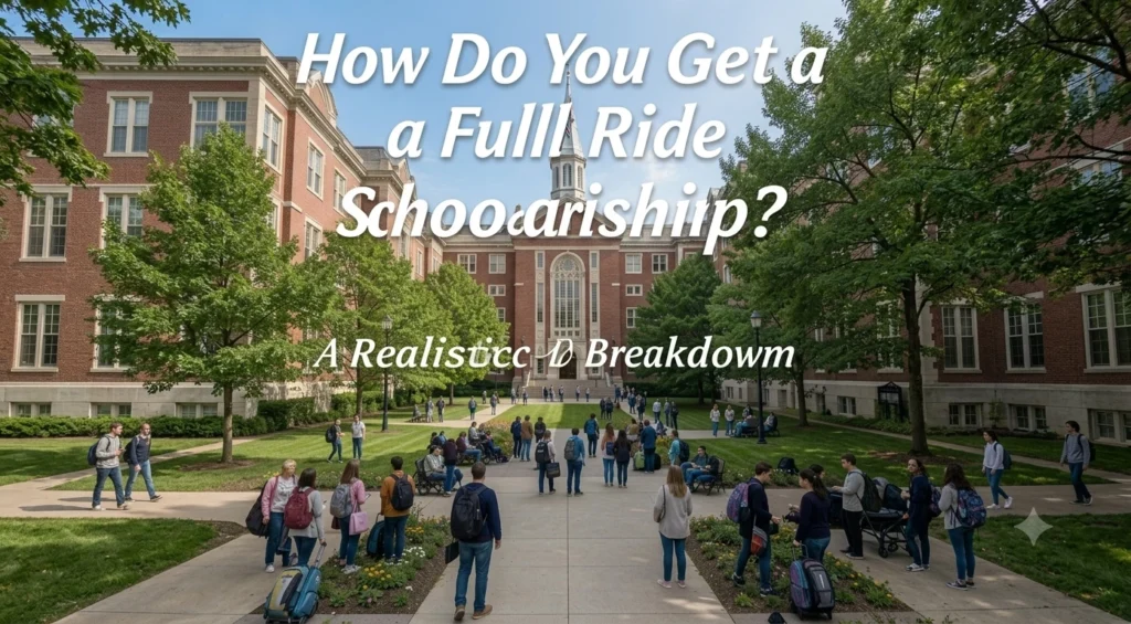 How Do You Get a Full Ride Scholarship? A Realistic Breakdown 2 how do you get a full ride scholarship